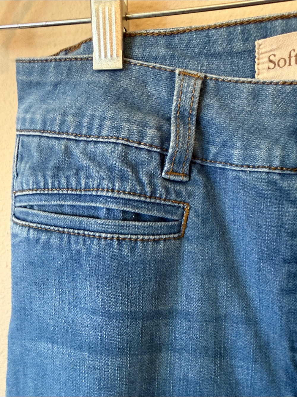 Soft Surroundings Medium Blue Trouser Jeans - Picture 5 of 7